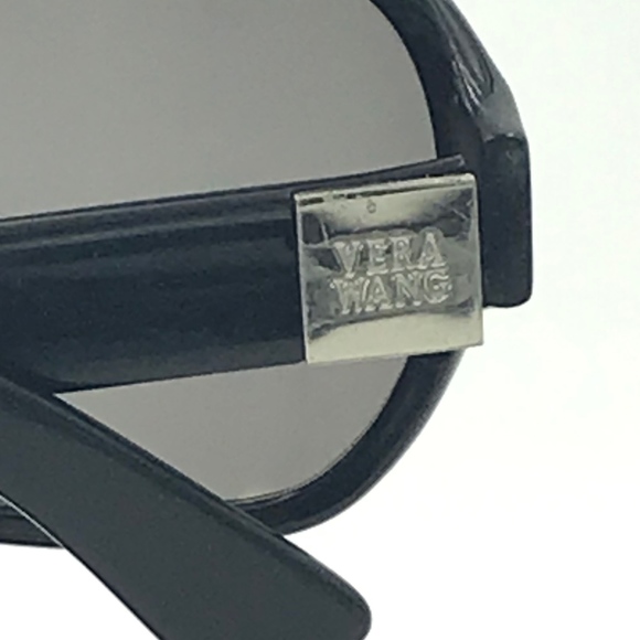 VERA WANG OVAL BLACK SUNGLASSES ITALY main image 7